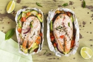 Baked Salmon in Foil 1