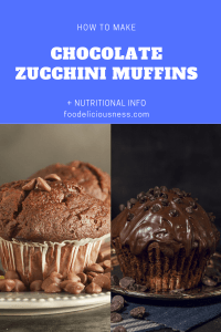 Chocolate Zucchini Muffins pin