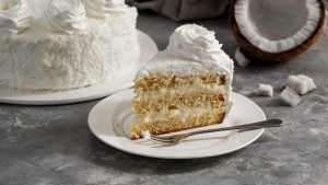 Moist Coconut Flour Cake 2