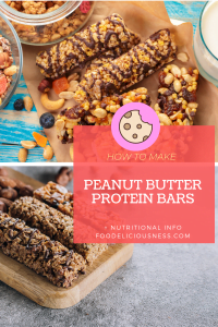 Peanut Butter Protein Bars pin