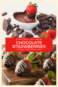 chocolate strawberries pin