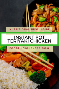 instant pot teriyaki chicken pin