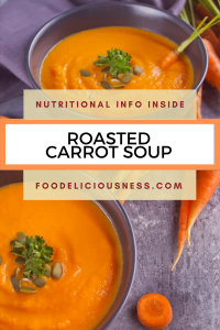 roasted carrot soup pin