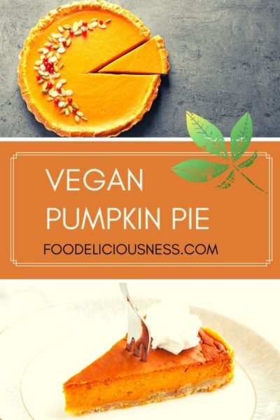 Vegan pumpkin pie