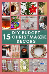 15 DIY Budget Christmas Decors
