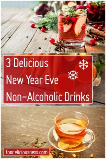 3 delicious new year eve non alcoholic drinks pin