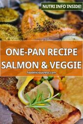 Baked Salmon Veggie Recipe Nutri Pin