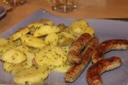 Baked Sausages With Potato Gravy 1
