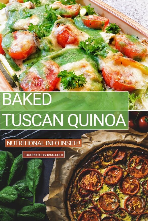 Baked tuscan quinoa pin