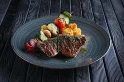 Balsamic Steak with Garlic Zucchini 2
