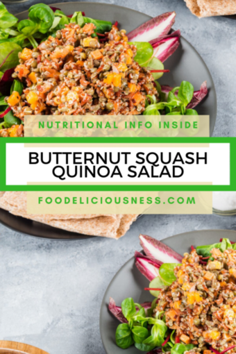 Butternut squash quinoa salad