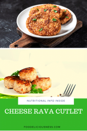 CHEESE RAVA CUTLET