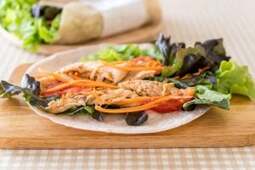 Collard Green Chicken Salad Wraps 2