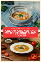 Creamy Chicken and Wild Rice Soup Slow Cooker