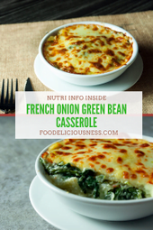 French Onion Green Bean Casserole pin
