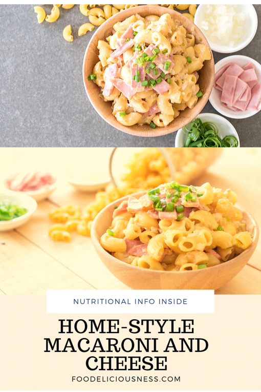 Home style macaroni and cheese