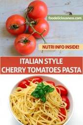 Italian Style Cherry Tomatoes Pasta Pin