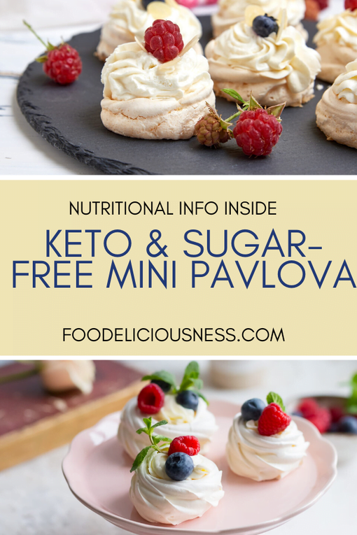 Keto & Sugar-free Mini Pavlova