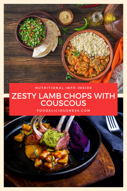 Zesty lamb chops with couscous