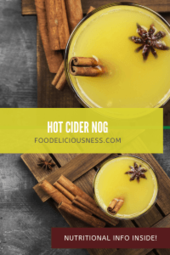 hot cider nog pin