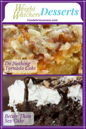 Do Nothing Tornado Cake and Better than Sex Cake