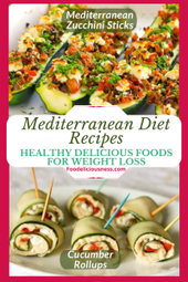 Mediterranean Zuchini Sticks and Cucumber Rollups