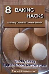 Quickly Bring Eggs to Room Temperature