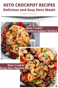 Slow cooker mediterranian chicken and Kung Pao Chicken