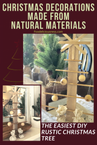 The easiest DIY Rustic Christmas Tree
