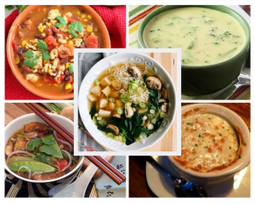 Weight Watchers chicken and Vegetable Soups