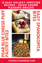 6 15 Easy Holiday Appetizer Recipes – Quick Crowd Pleasing Snacks