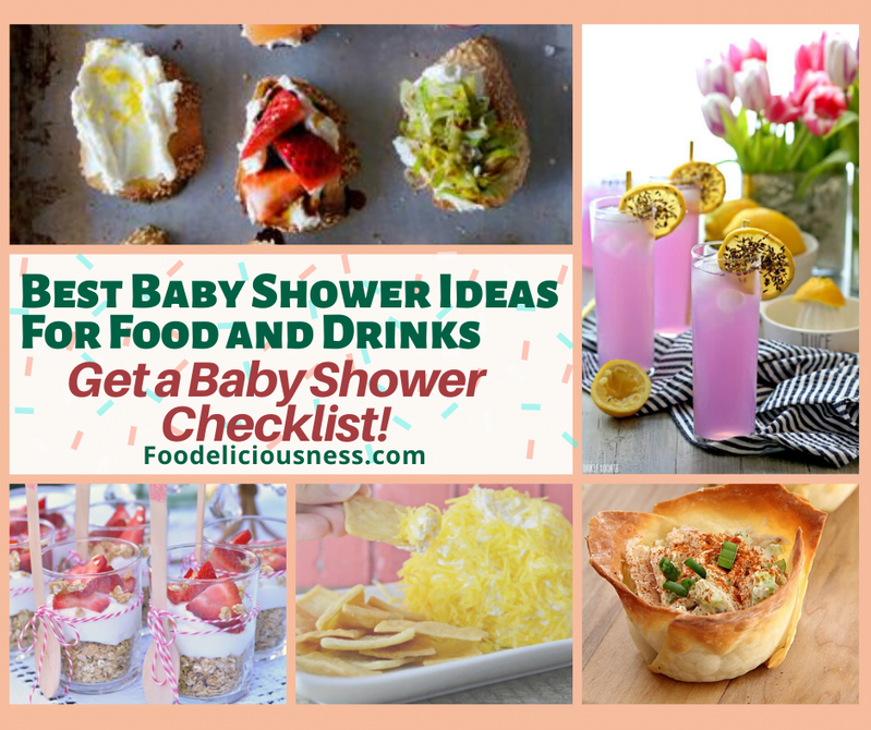 Best baby shower ideas for food and drinks