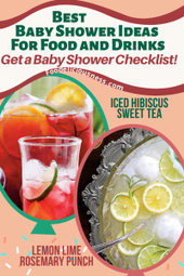 ICED HIBISCUS SWEET TEA AND LEMON LIME ROSEMARY PUNCH