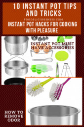 Instant pot must have accessories and How to remove odors