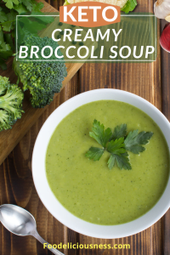 KETO CREAMY BROCCOLI SOUP 1