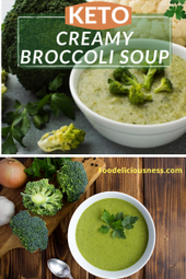 KETO CREAMY BROCCOLI SOUP 2