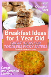 Pear Oatmeal Bars and Carrot and Zucchini Muffins