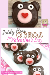 Teddy bear oreos for Valentines day 1