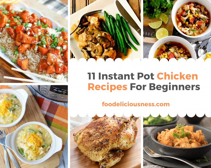 11 Instant Pot Chicken Recipes For Beginners