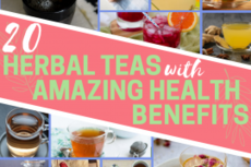20 HERBAL TEAS WITH AMAZING HEALTH BENEFITS