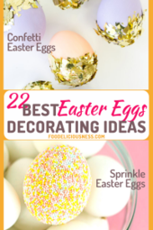 Confetti Easter Eggs and Sprinkle Easter Eggs