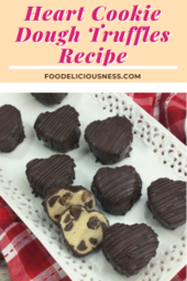 Heart Cookie Dough Truffles Recipe