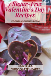 Sugar Free Valentines Day Recipe Suntella Chocolate hearts