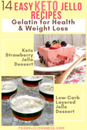 Easy Keto Jello Recipes Keto strawberry Jello dessert and Low carb layered jello dessert