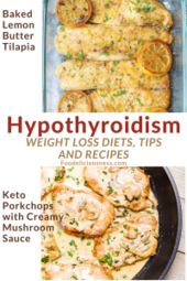 Baked Lemon Butter Tilapia and Keto Porkchops with Creamy Mushroom Sauce