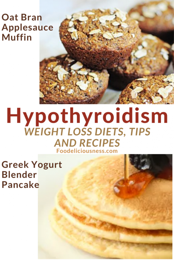 Hypothyroidism weight loss diets tips and recipes oat bran applesauce and greek yogurt blender pancake