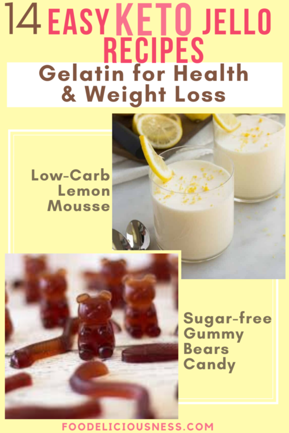 Low Carb Lemon Mousse And Sugar Free Gummy Bears Candy Low carb lemon mousse and sugar free gummy bears candy