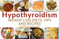 Hypothyroidism Weight Loss Diets tips with 28 recipes