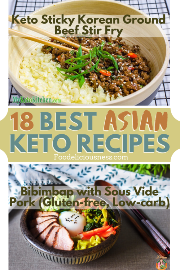 Best asian keto recipes keto sticky korean ground beef stir fry and bibimbap with sous vide pork