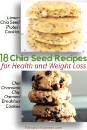 CHIA SEED RECIPES Lemon Chia Seed Protein Cookies and Chia Chocolate Chip Oatmeal Breakfast Cookies